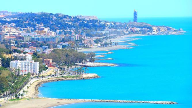 Apartamento Ático Cerca Del Mar Málaga Esterno foto